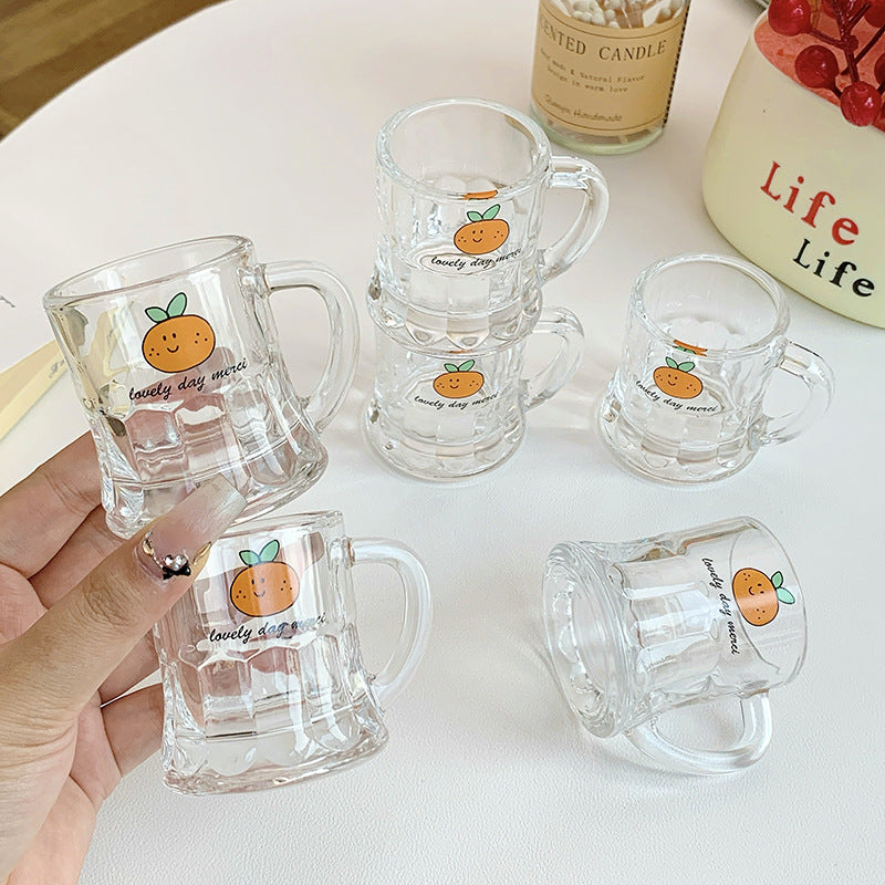 Keramiktassen Set mit Fröhlichem Orangendesign Brehn