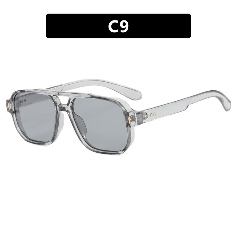 Damen modische quadratische Sonnenbrille mit luxuriösen Details Brehn