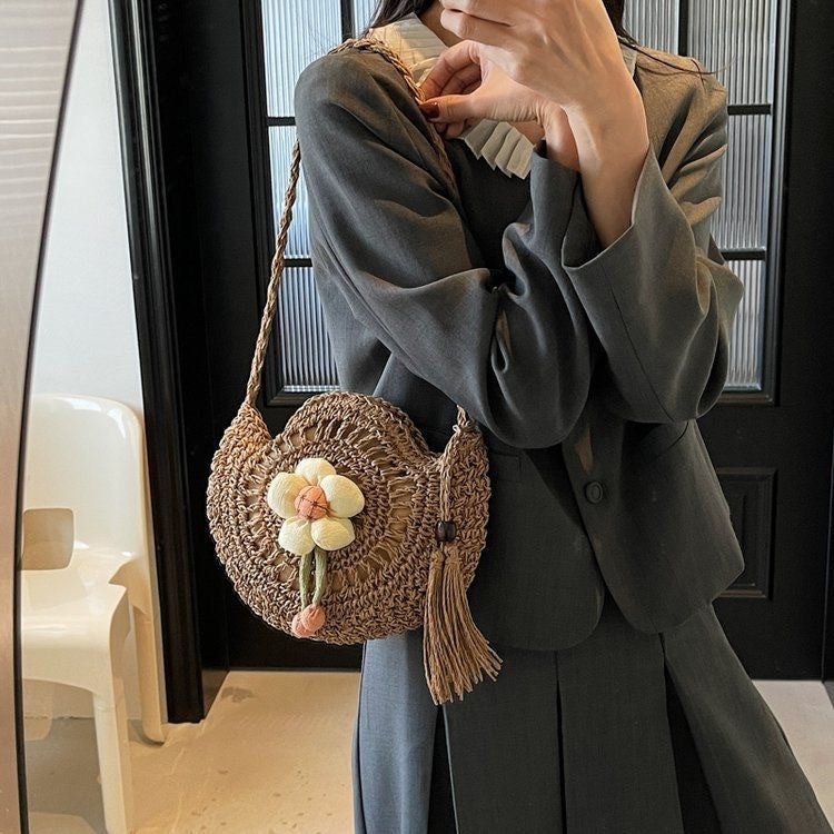 Handgearbeitete Blumen Tasche Brehn