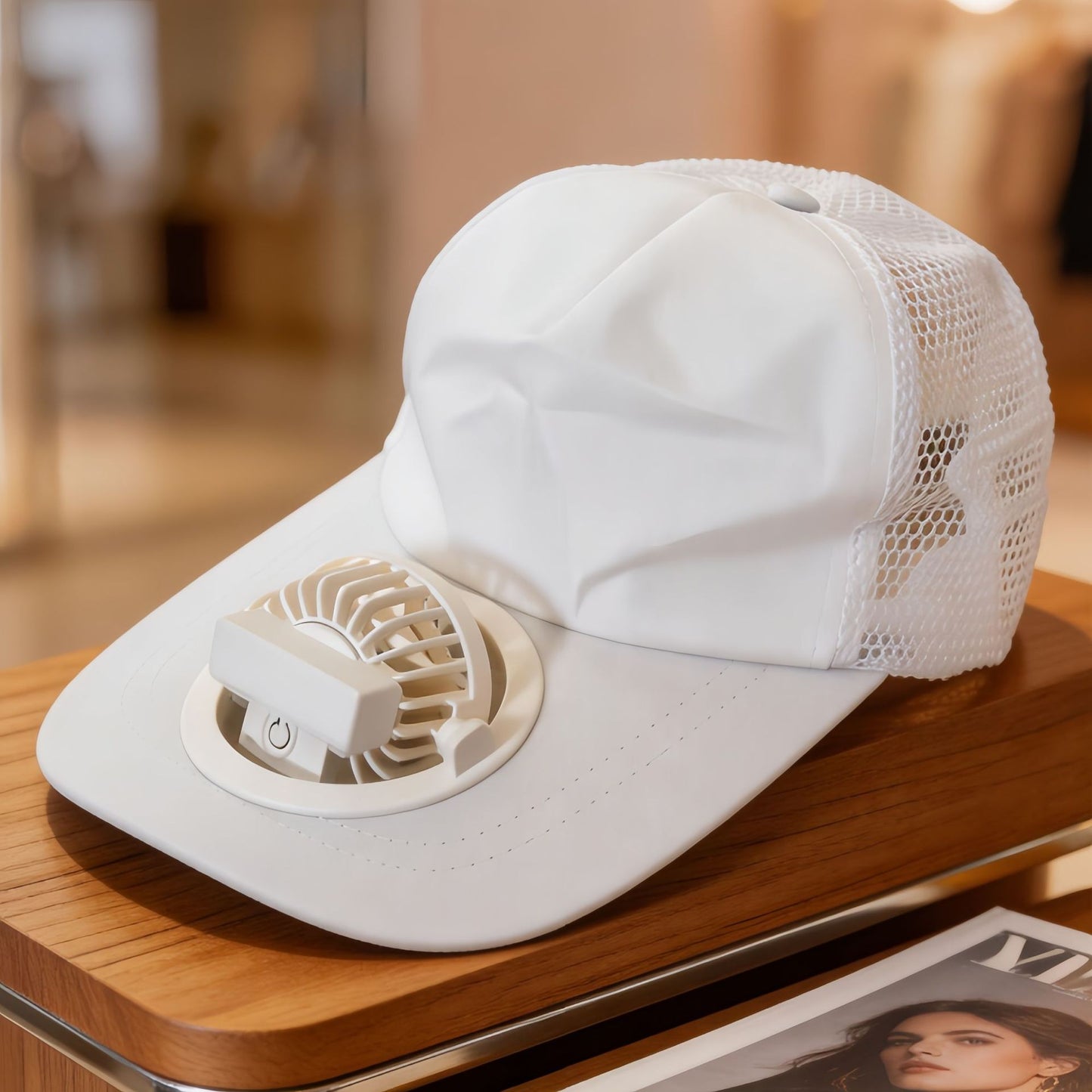 Unisex Kappe mit integriertem Ventilator Brehn
