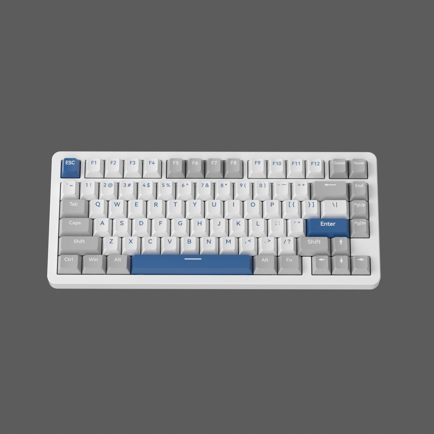 Kompakte ergonomische mechanische Tastatur Brehn