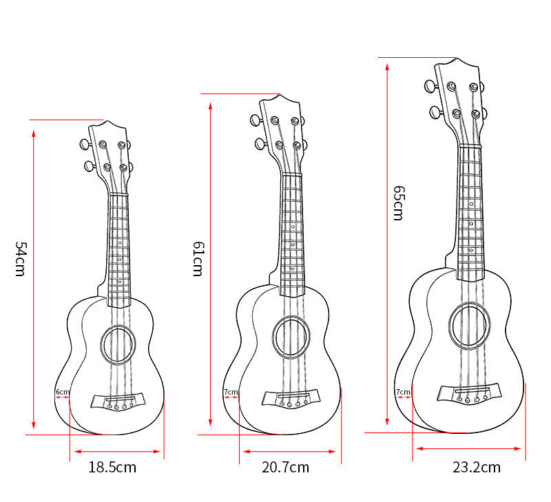Dekorative Ukulele Brehn