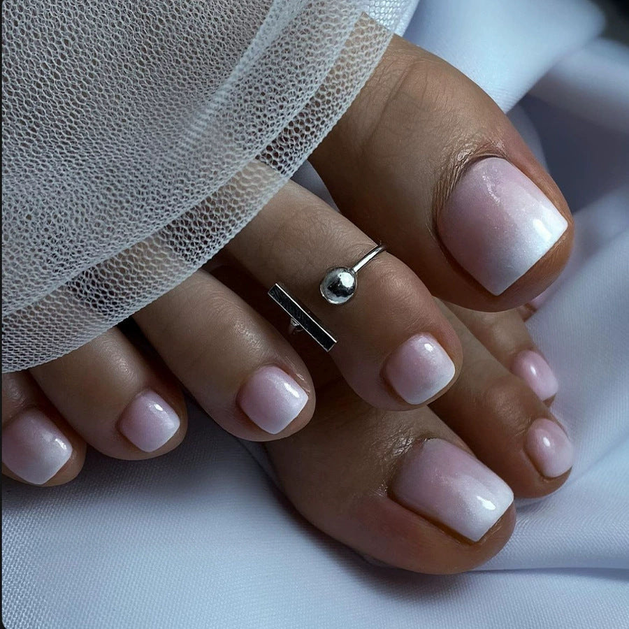 Kunstnagelset mit schimmerndem holographischen Design Brehn
