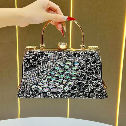 Luxuriöse Strass Abendhandtasche