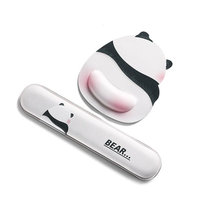Süßes Cartoon Panda-Themen Mauspad