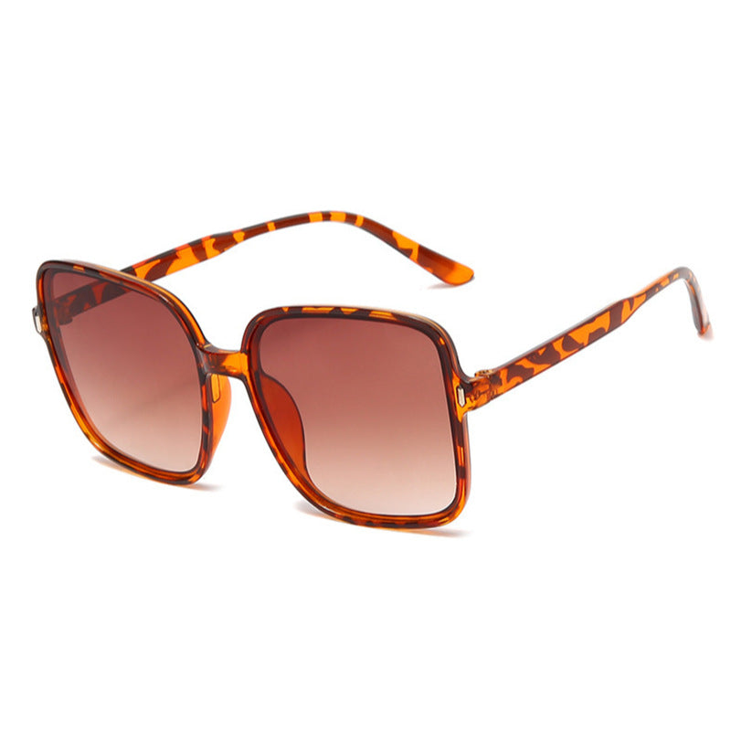 Damen große quadratische Sonnenbrille mit auffälligem Muster Brehn