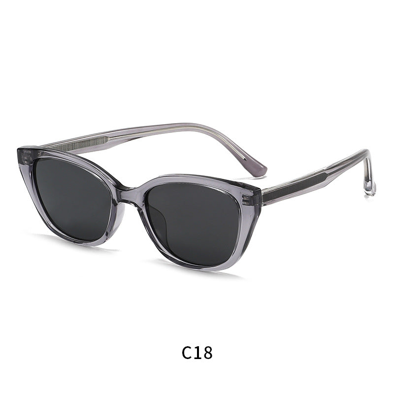 Damen modische Cat-Eye Sonnenbrille mit UV-Schutz und flexiblem Rahmen Brehn