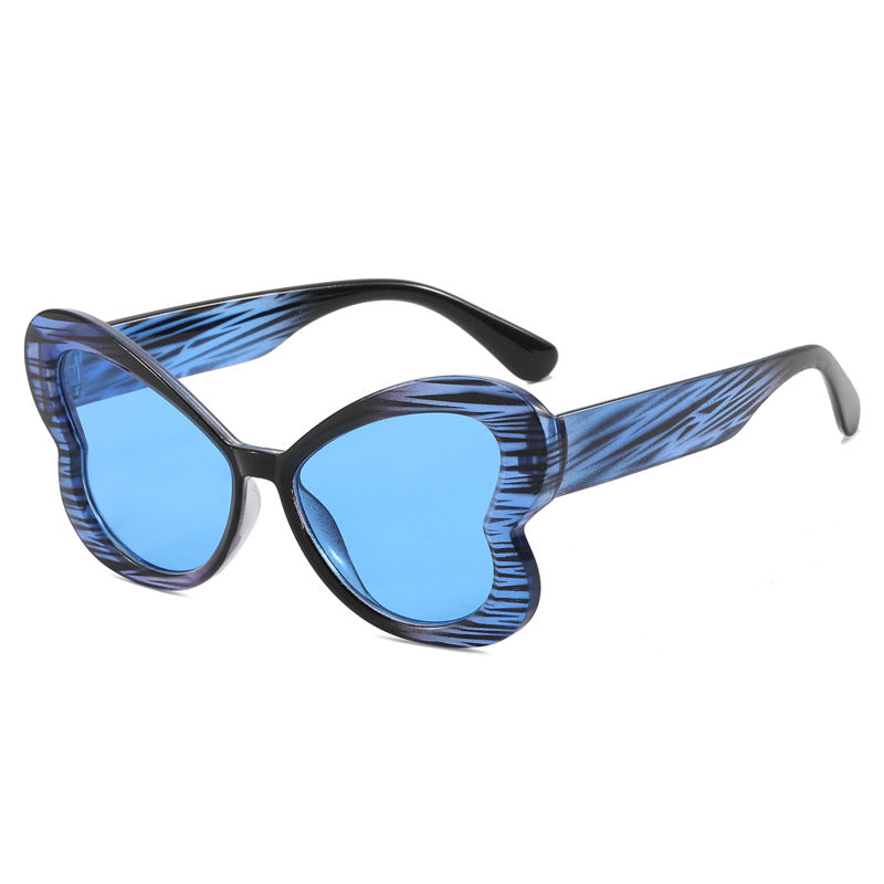 Damen Oversized-Sonnenbrille im verspielten Schmetterlingsdesign Brehn