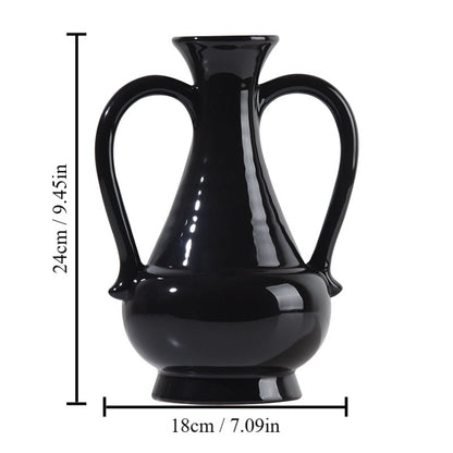 Elegante geschwungene Keramikvase