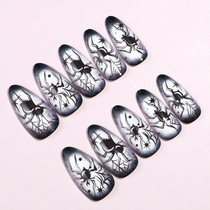 Spooky-Themen Press-On Nagelset Brehn