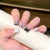 Künstlerisches Designer Press-On Nagelset Brehn