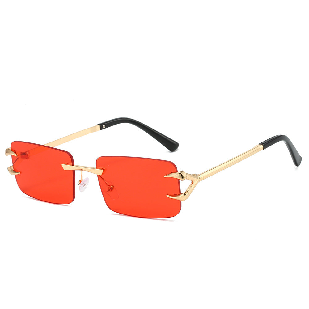 Damen futuristische Sonnenbrille mit innovativem Gestell und witterungsbeständigen Gläsern Brehn