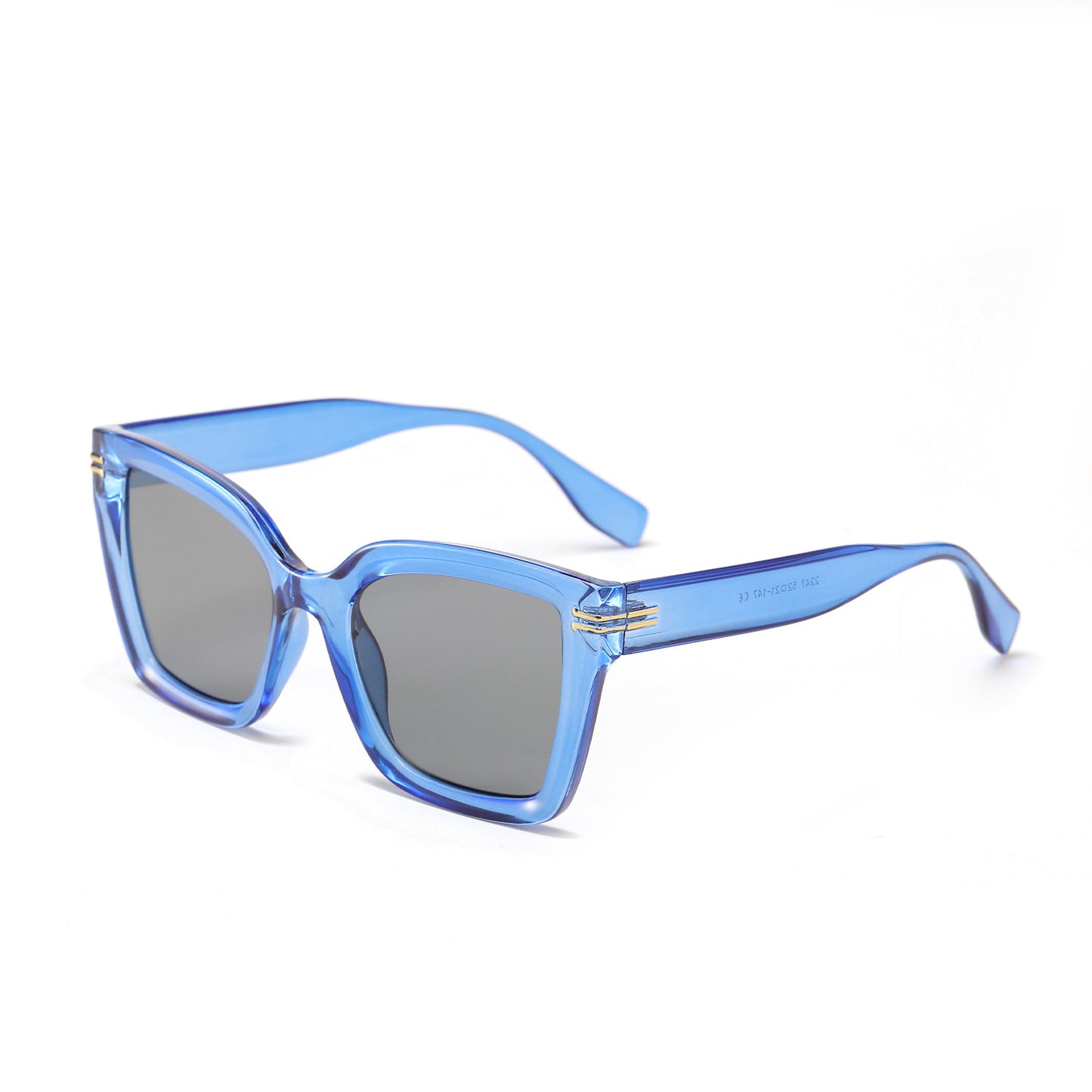 Damen trendige quadratische Sonnenbrille mit elegantem Gestell Brehn