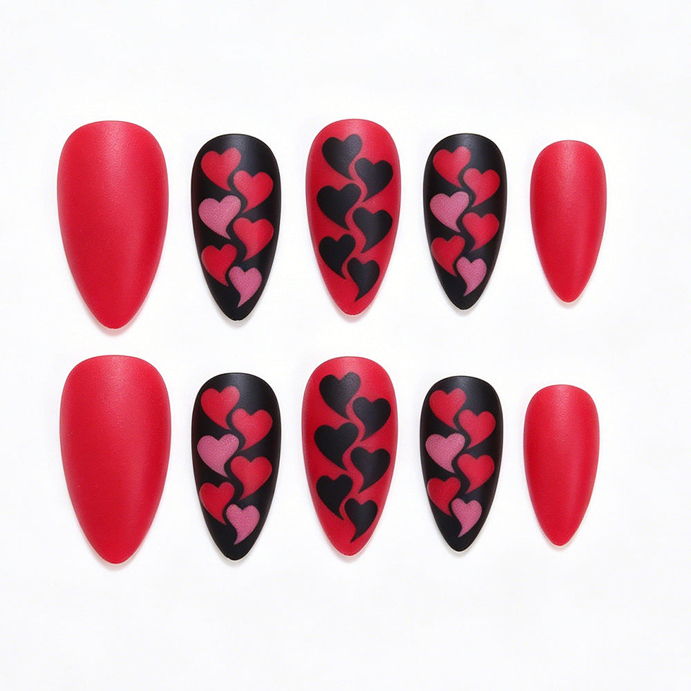 Herz Muster Nagelkunst Set Brehn