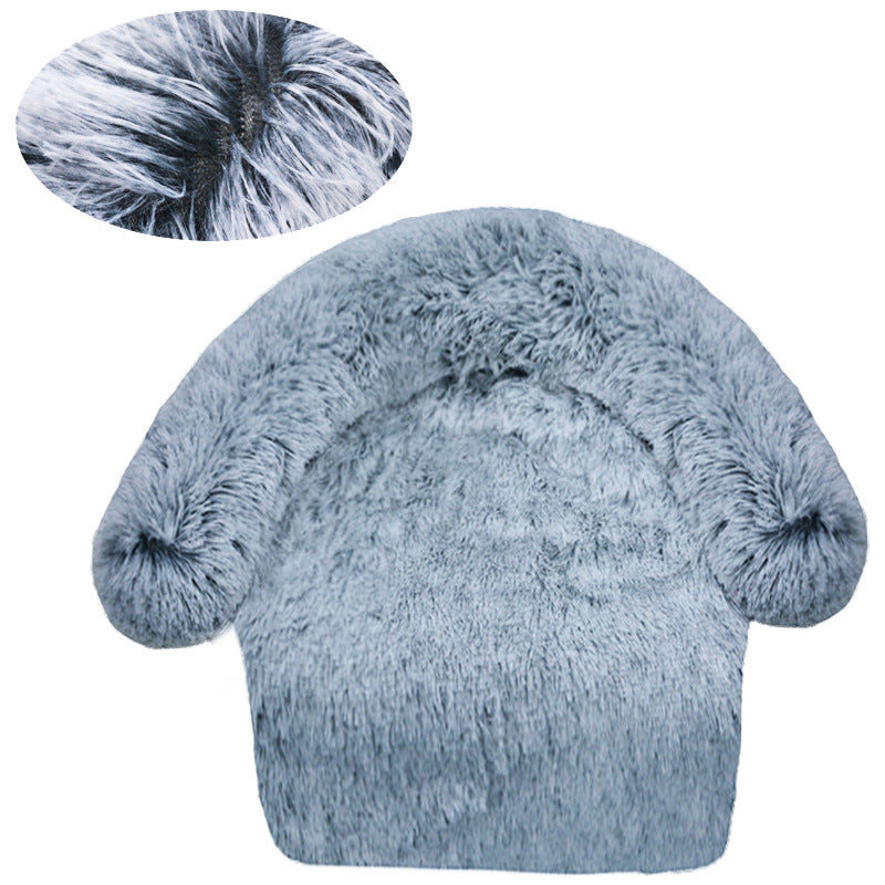 Flauschiges Rundsofa Hundebett
