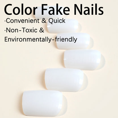Kunstnagelset mit elegantem, hochglänzendem Design Brehn