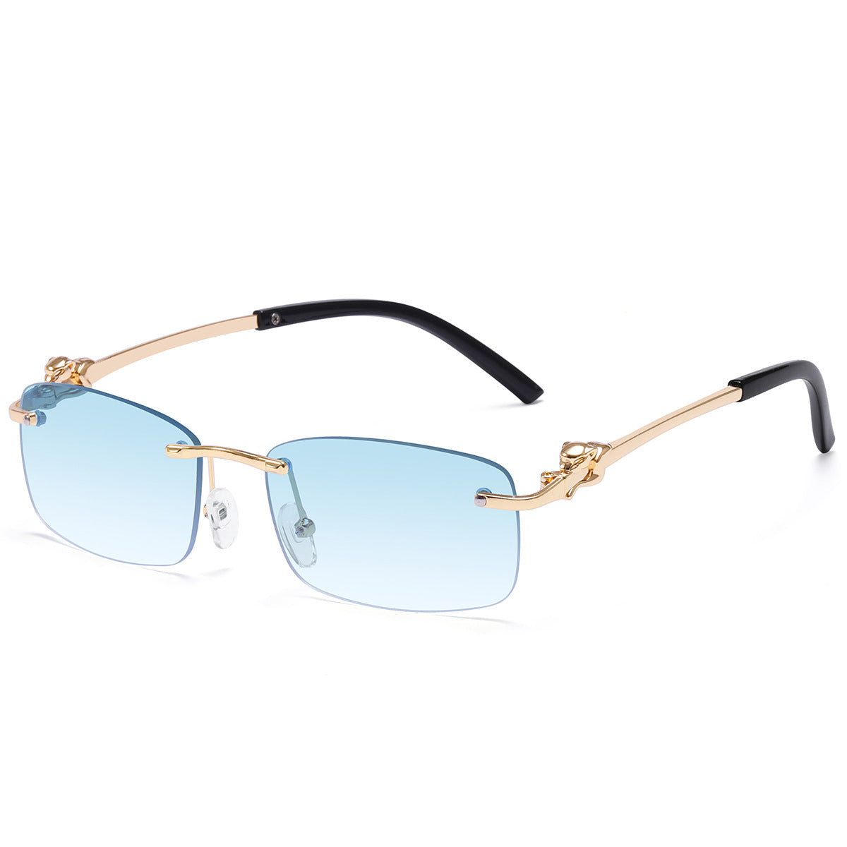 Damen elegante Sonnenbrille mit aufwendig gestaltetem Metallrahmen Brehn