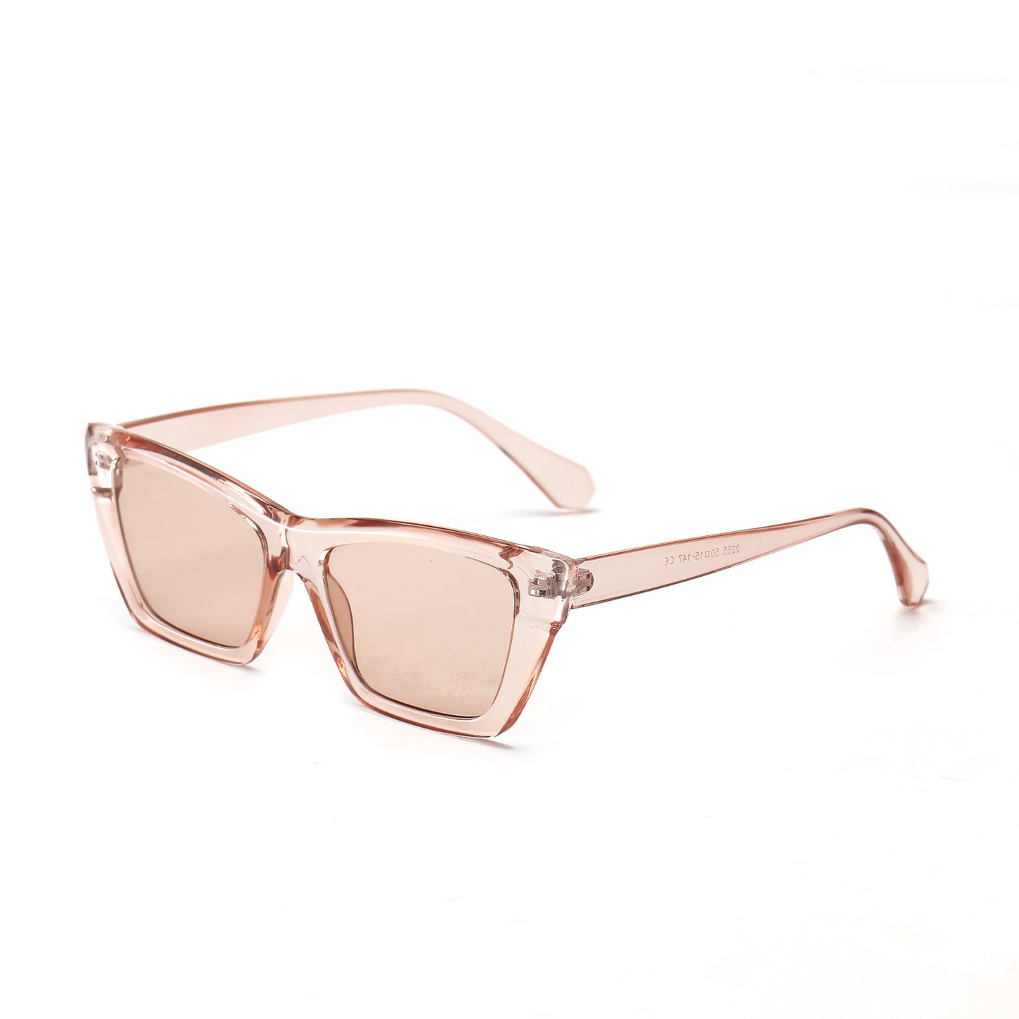 Damen geometrische Sonnenbrille mit stylischem Kunststoffrahmen Brehn