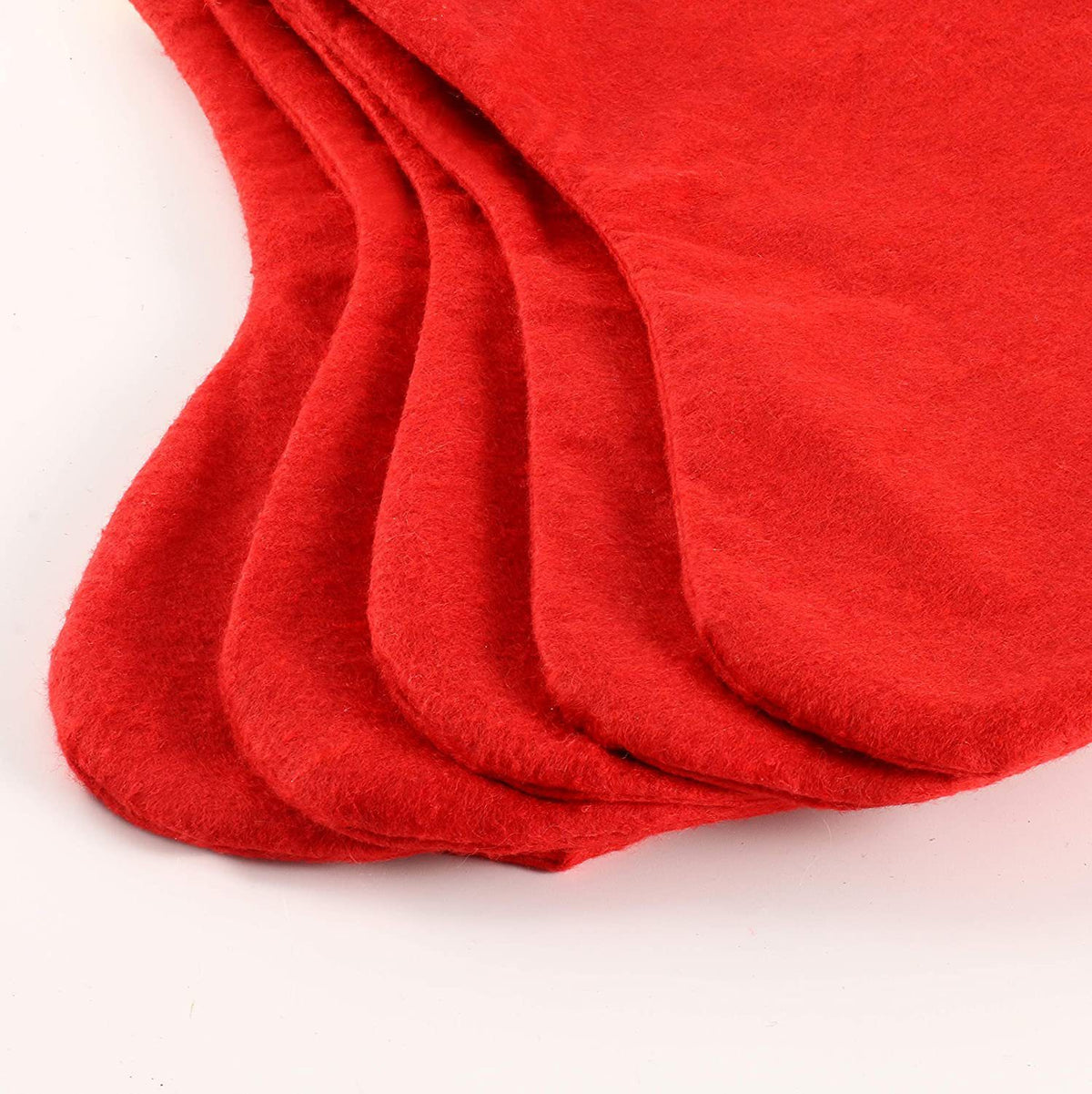 Festlicher Weihnachtsstrumpf mit eleganter Umrandung