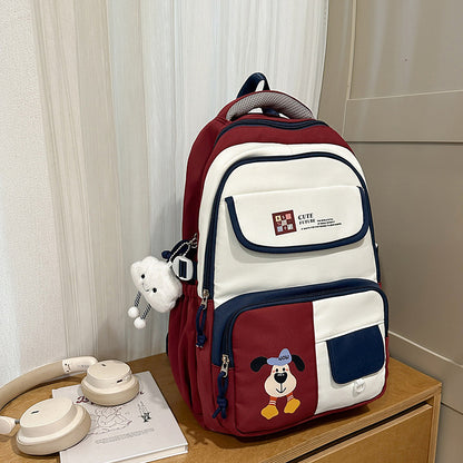 Stylischer Mehrfach-Taschen Schulrucksack