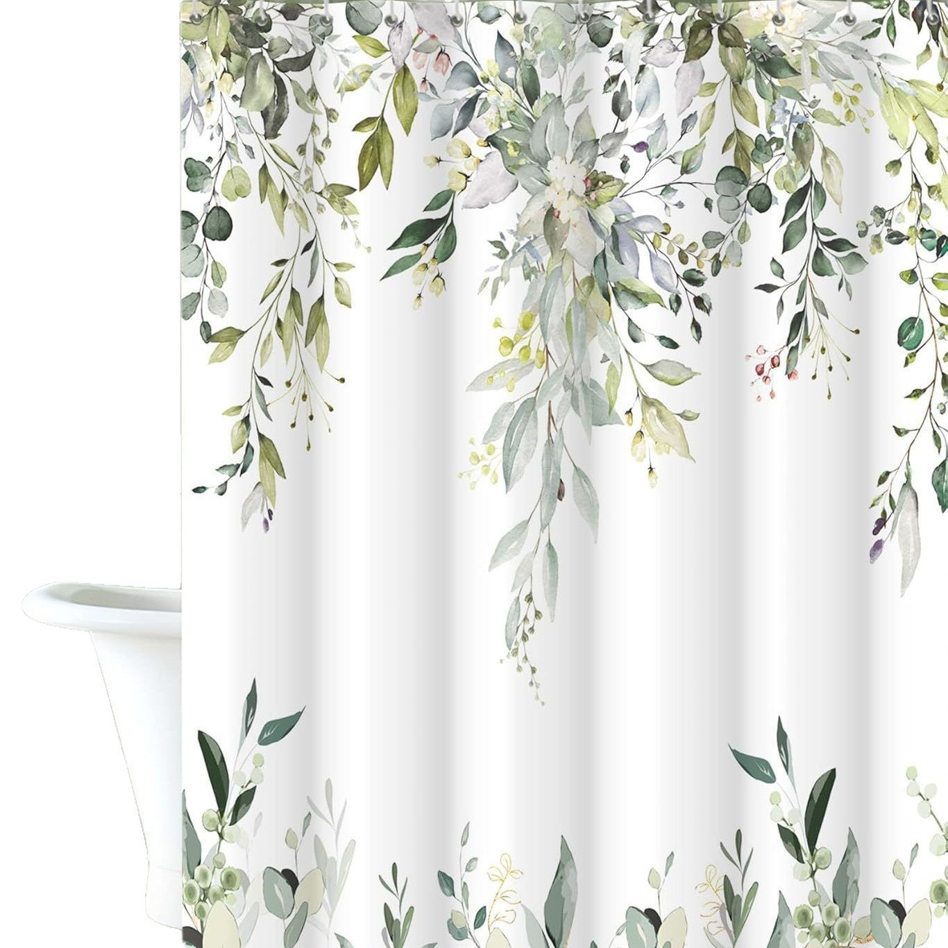 Florales Druck Duschvorhang Brehn