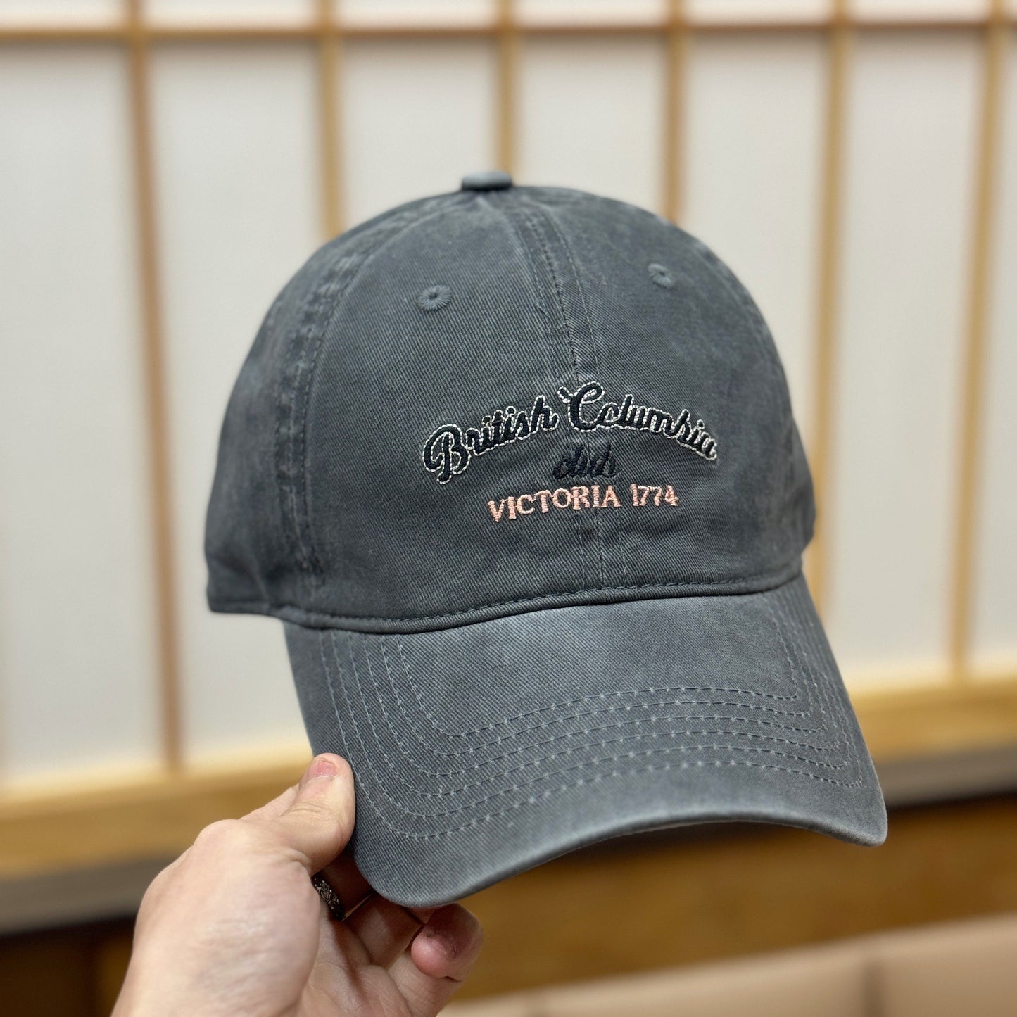 Herren Vintage-inspirierte verrostete Baseballmütze Brehn