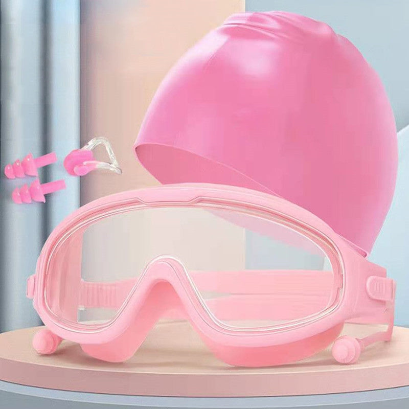 Taucherbrille mit Komfortablem Silikonrand und Wasserdichten Ohrstöpseln Brehn