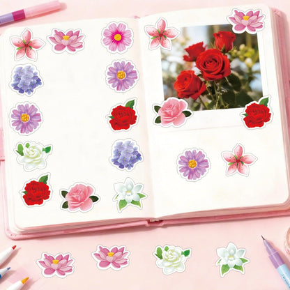 Blumen-Themen Aufkleber Set Brehn