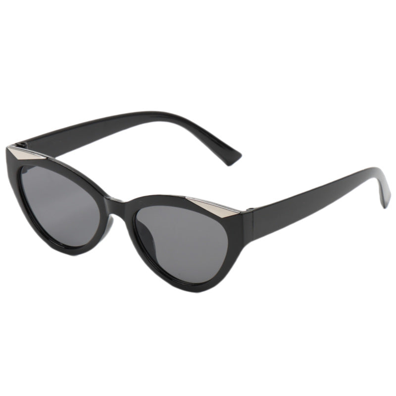 Damen elegante Cat-Eye Sonnenbrille mit luxuriösem Details Brehn