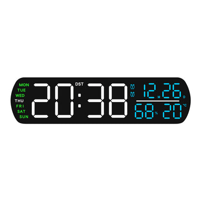 Digitaler Multifunktionswecker mit großem LED-Display Brehn