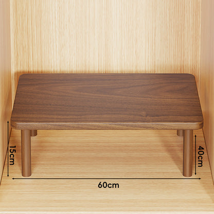 Verstellbarer Mehrhöhe Holz Monitorständer und Desktop Regal