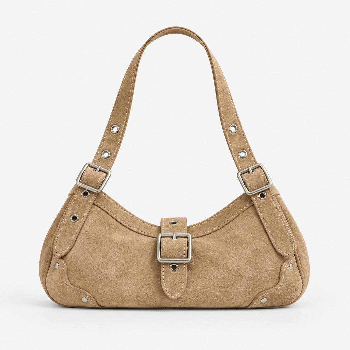 Wildleder Schultertasche