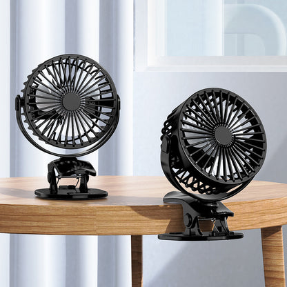 Tragbarer Tischventilator mit Clipfunktion und Leiser Betriebsart Brehn