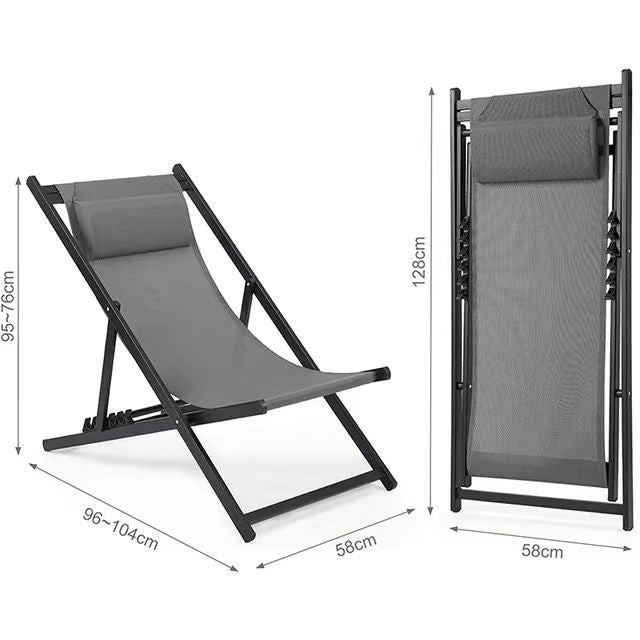 Ergonomischer Faltstuhl mit Nackenstütze Brehn