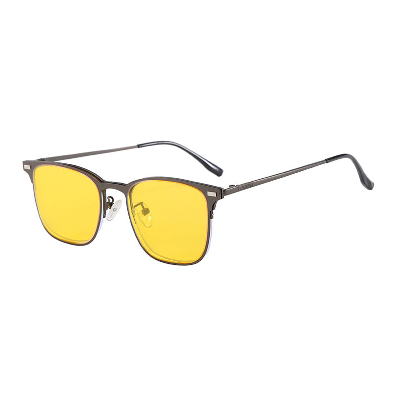 Damen Trendige quadratische Sonnenbrille im modernen Design Brehn