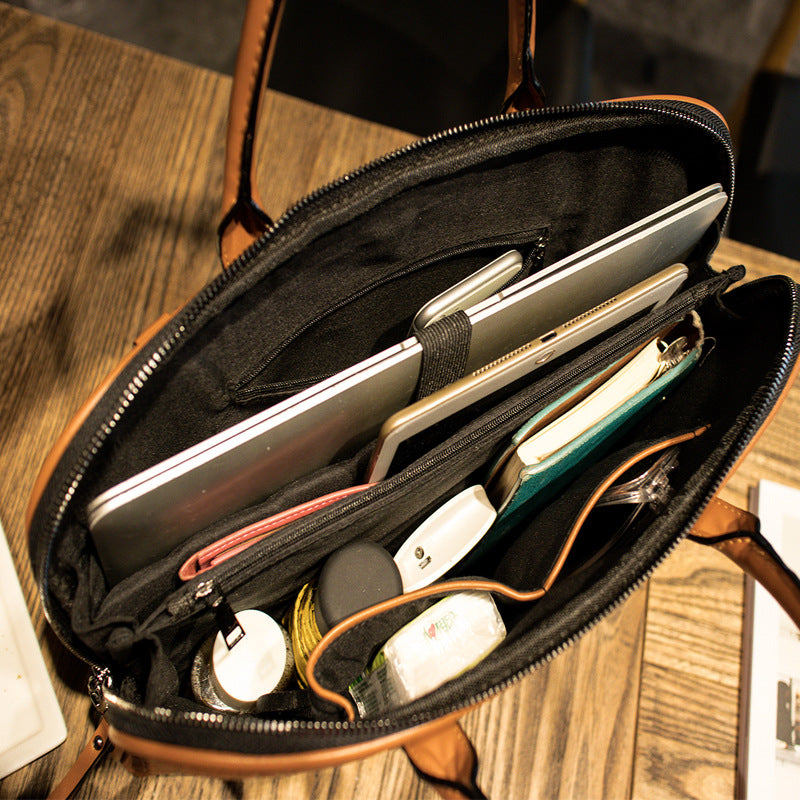 Elegante Handtasche mit Modischem Schal Brehn