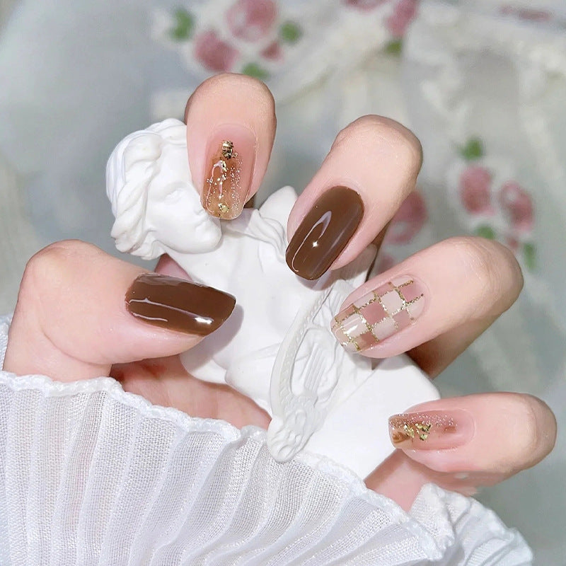 Künstlerisches Press-On Nagelkunst Set