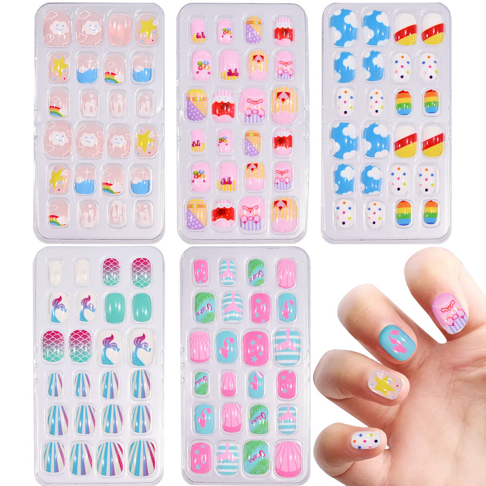Kreatives Cartoon Nagelkunst Aufkleber Set Brehn