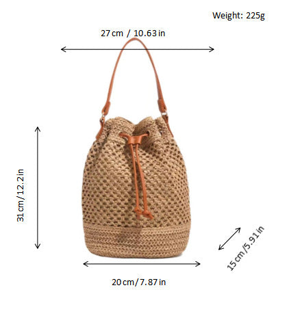 Leichte Makramee Beuteltasche Brehn