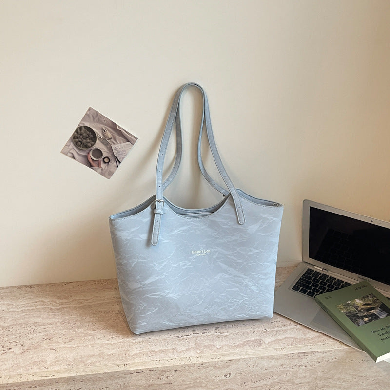 Stylische Texturierte Schultertasche Brehn