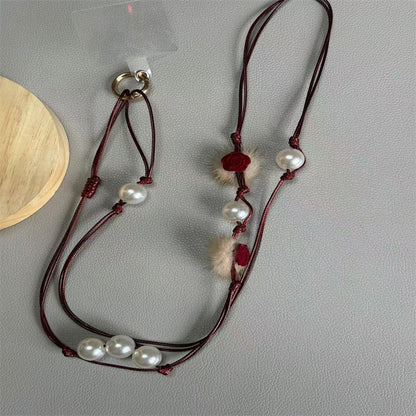 Elegante Perlen Brillenband Brehn
