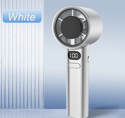 Damen tragbarer Handventilator mit digitaler Geschwindigkeitsregelung Brehn