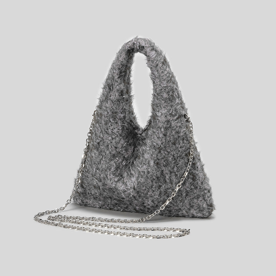 Fuzzy Textur Handtasche