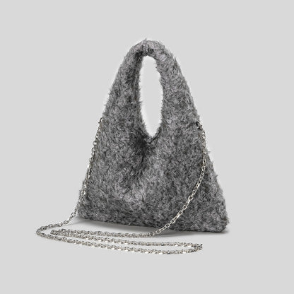 Fuzzy Textur Handtasche