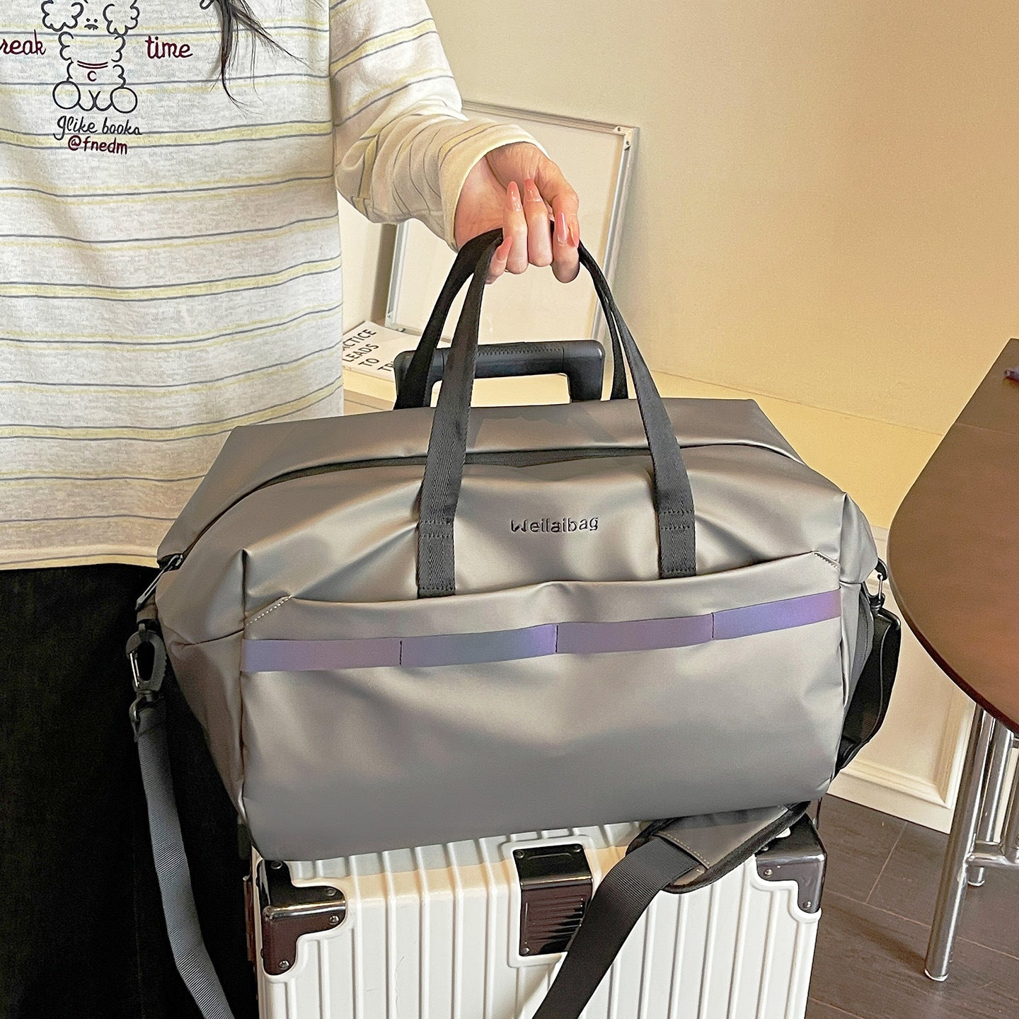 Geräumige Multifunktions-Reise-Duffel-Brehn