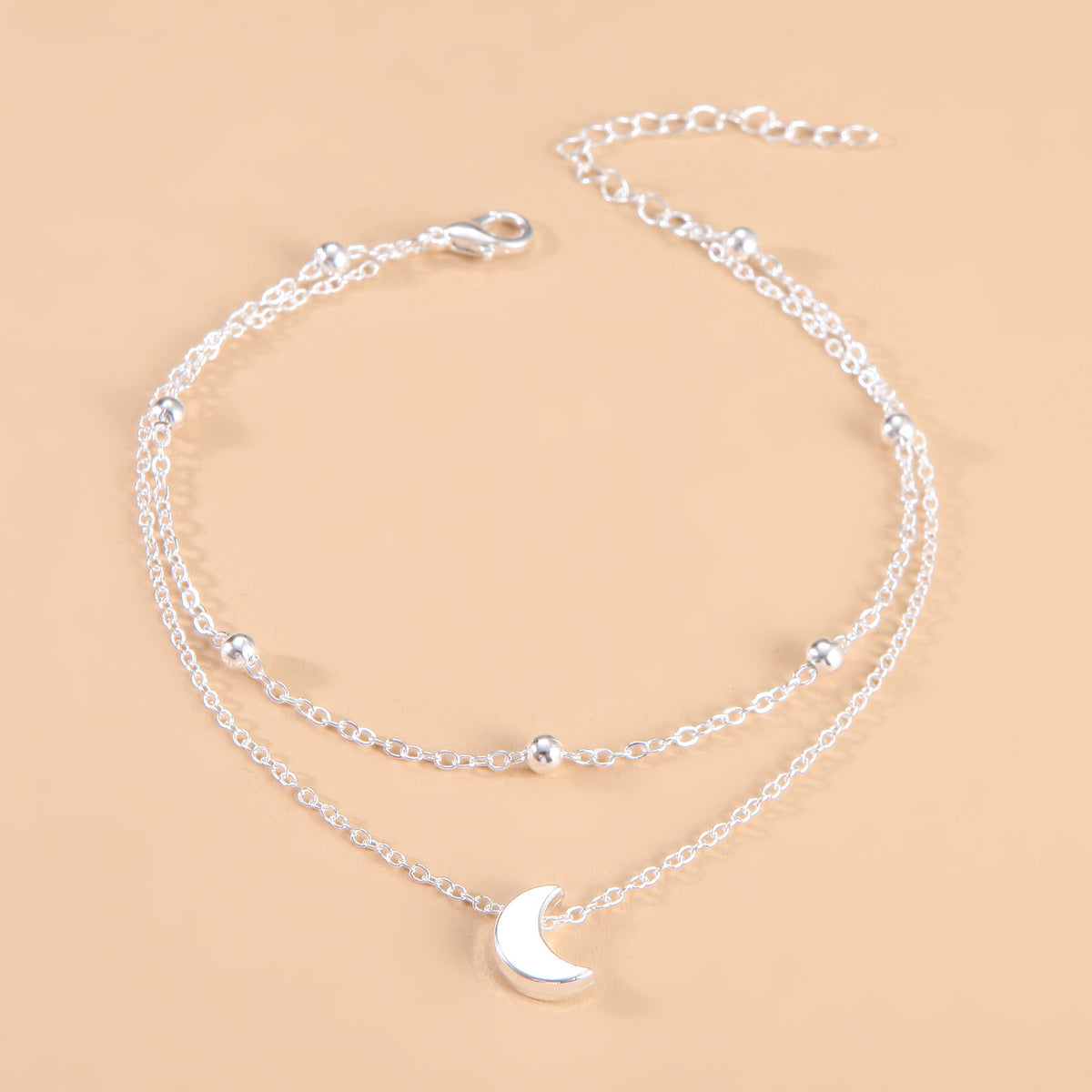 Himmlischer Mond Charm Fußkettchen Brehn