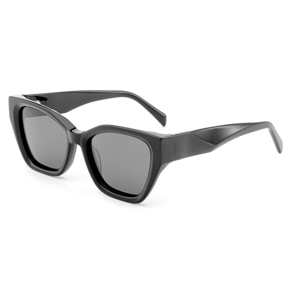 Damen stylische Sonnenbrille mit markantem Kunststoffrahmen Brehn