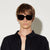 Damen moderne geometrische Sonnenbrille mit auffälligem Rahmen Brehn