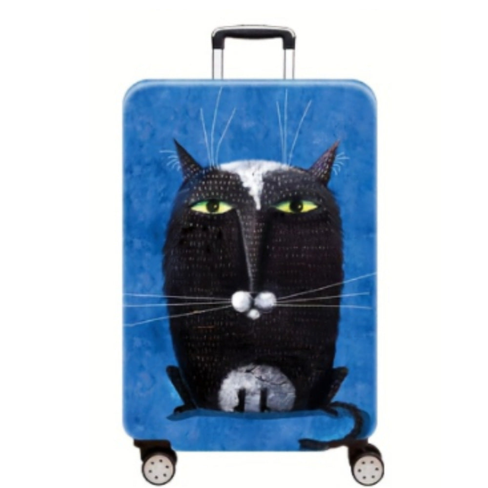 Damen Hartschalenreisekoffer mit charmantem Katzenmotiv Brehn