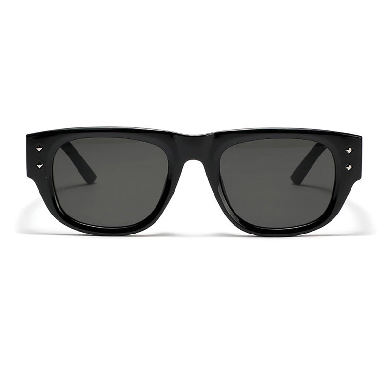 Damen modische Sonnenbrille im trendigen Rechteck-Design Brehn